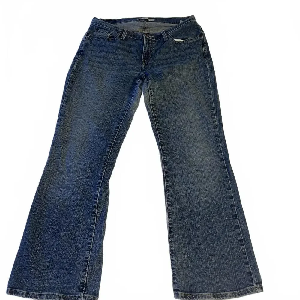 Levi's 529 Classic Curvy Bootcut Blue Denim Jeans Woman’s W 31 x L 30 blue Pants - Picture 2 of 8